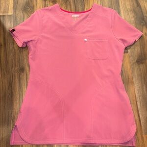 Scrubstar Pink Scrub Top